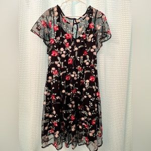 Gorgeous embroidered Lane Bryant dress- sz 18